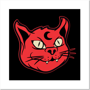 Little Devil Cat Posters and Art